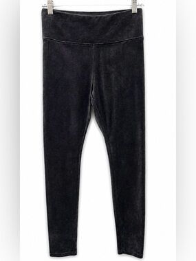 NWT Pure J. Jill Velour Knit Leggings XS Licorice Charcoal Pull-On Soft Stretch